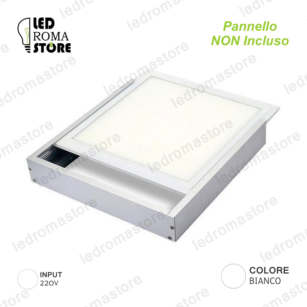 Cornice 60x60 Frame Montaggio a Tetto per Pannello Pannelli Led Life