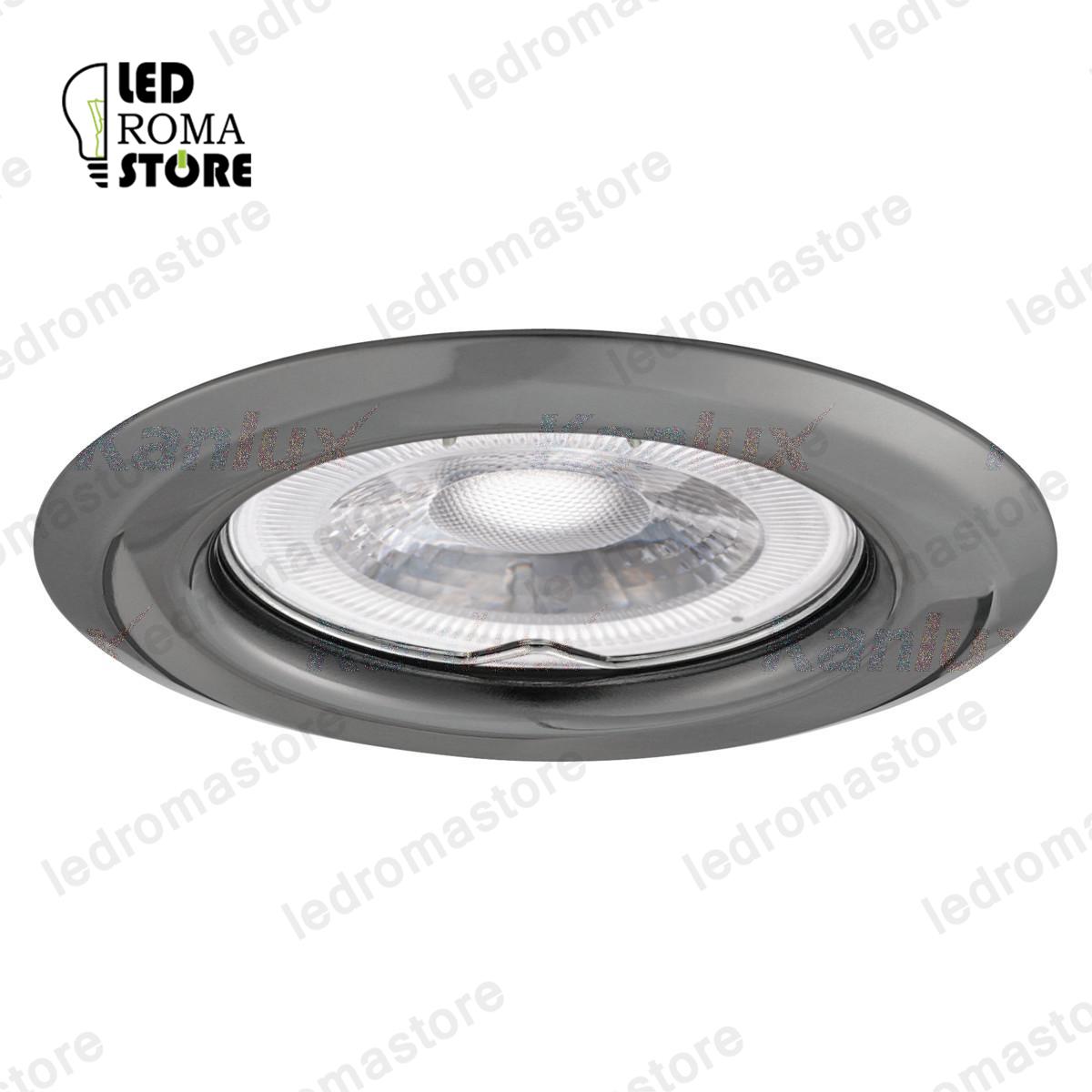 PORTAFARETTO GU10-MR16 DECORATIVO ARGUS CT-2114-GM - KANLUX 328