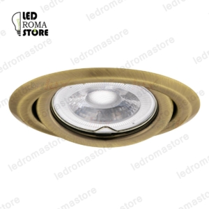 PORTAFARETTO GU10-MR16 DECORATIVO ARGUS CT-2115-BR/M - KANLUX 330