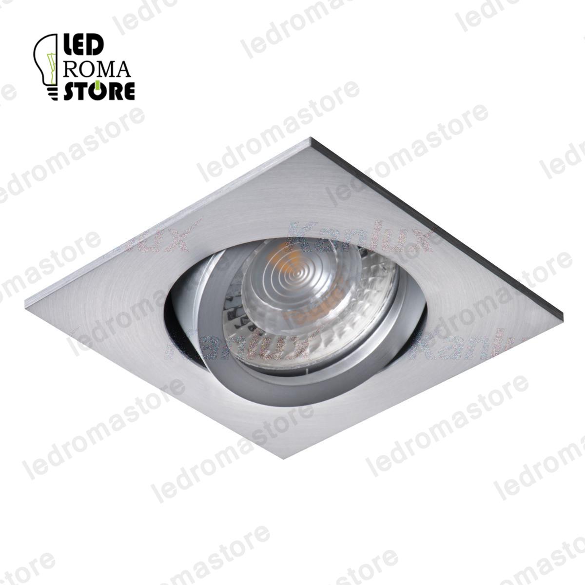 PORTAFARETTO GU10-MR16 DECORATIVO EVIT CT-DTL50-AL - KANLUX 18560