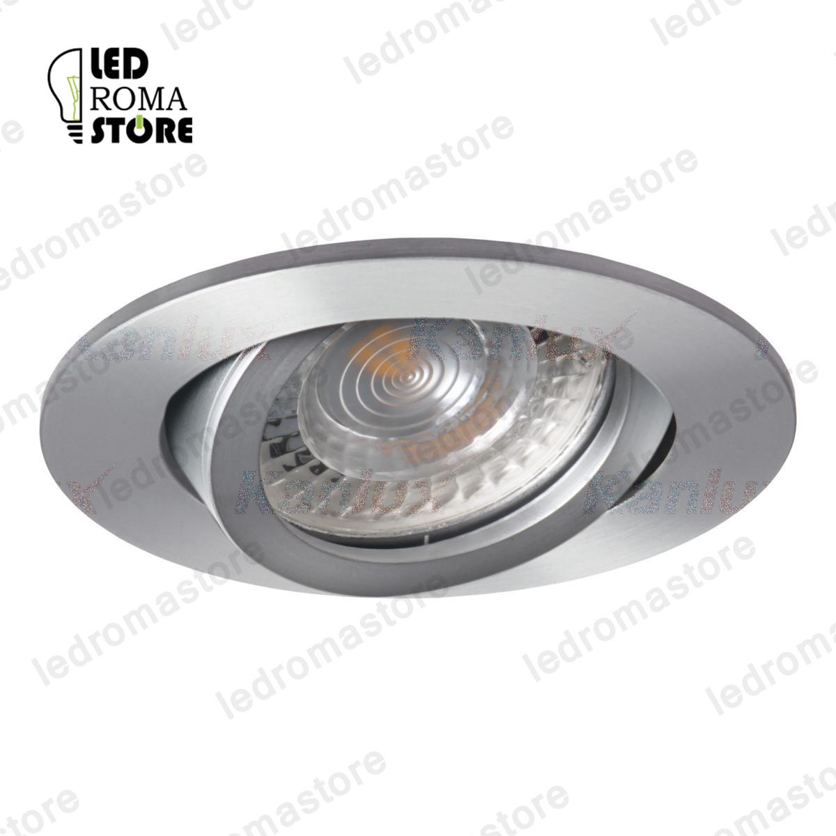 PORTAFARETTO GU10-MR16 DECORATIVO EVIT CT-DTO50-AL - KANLUX 18561