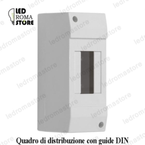 QUADRO ELETTRICO CENTRALINO BARRA DIN IP30 SERIE DB DB102W 1X2P/SM - KANLUX 3850