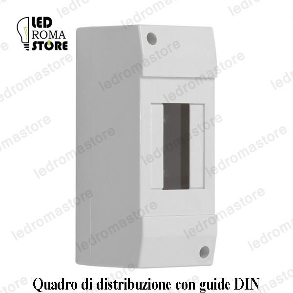 QUADRO ELETTRICO CENTRALINO BARRA DIN IP30 SERIE DB DB102W 1X2P/SM - KANLUX 3850